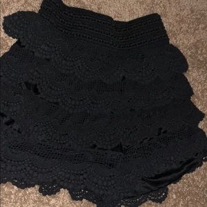 Black shorts